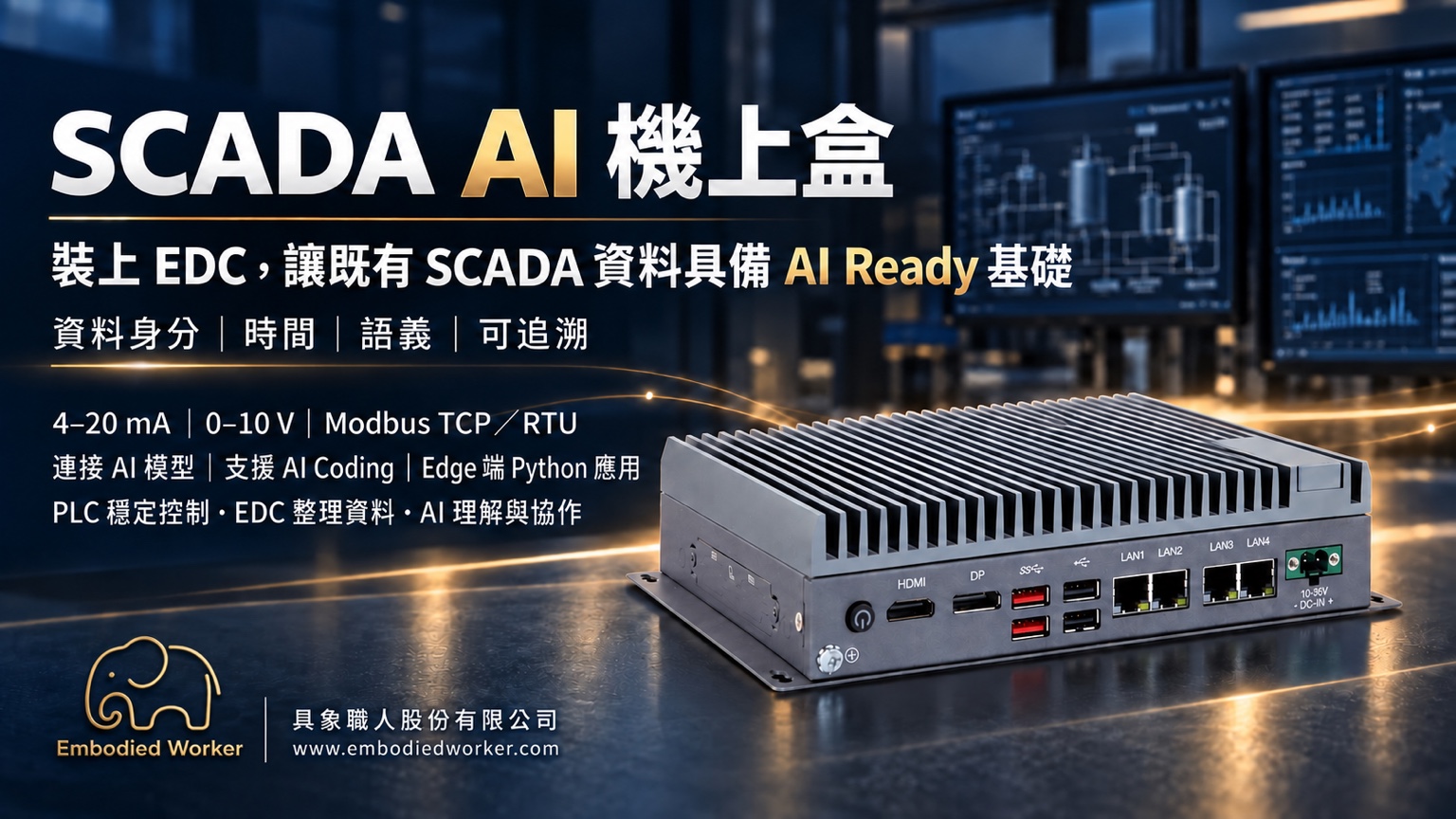 搭載 EDC 的 AI 機上盒產品照片